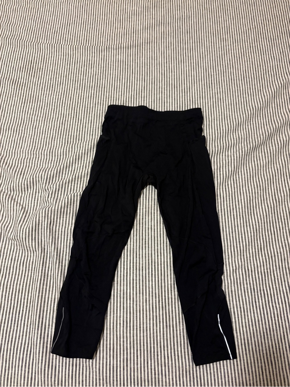 lululemon athletica Black Men's Jogger Tights with Reflective Trim